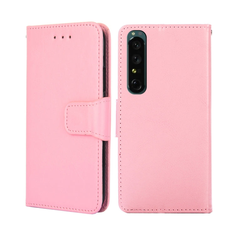 For Sony Xperia 1 IV Crystal Texture Leather Phone Case
