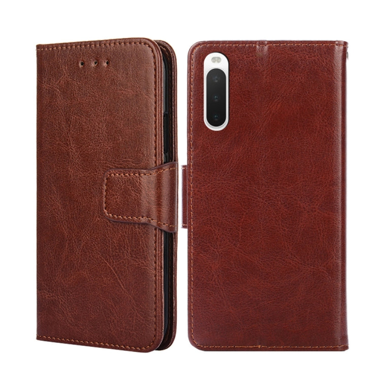 For Sony Xperia 10 IV Crystal Texture Leather Phone Case