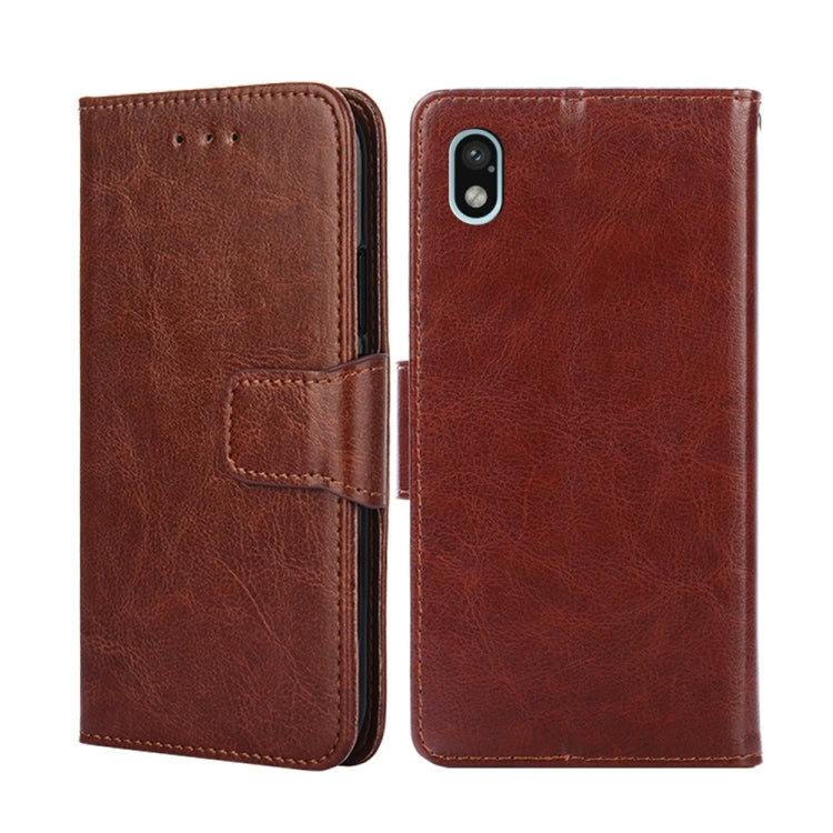 For Sony Xperia Ace III Crystal Texture Leather Phone Case