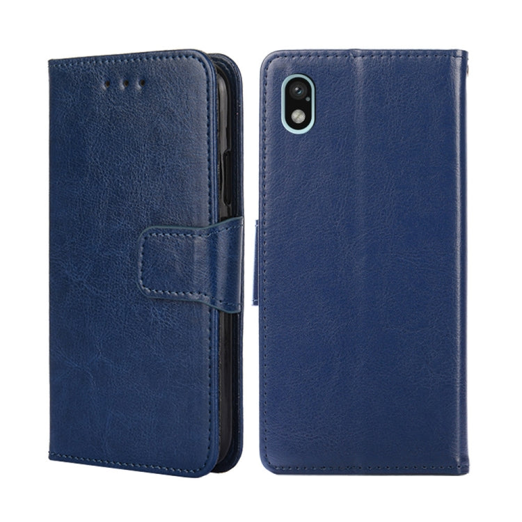 For Sony Xperia Ace III Crystal Texture Leather Phone Case