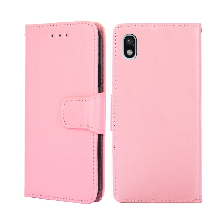 For Sony Xperia Ace III Crystal Texture Leather Phone Case