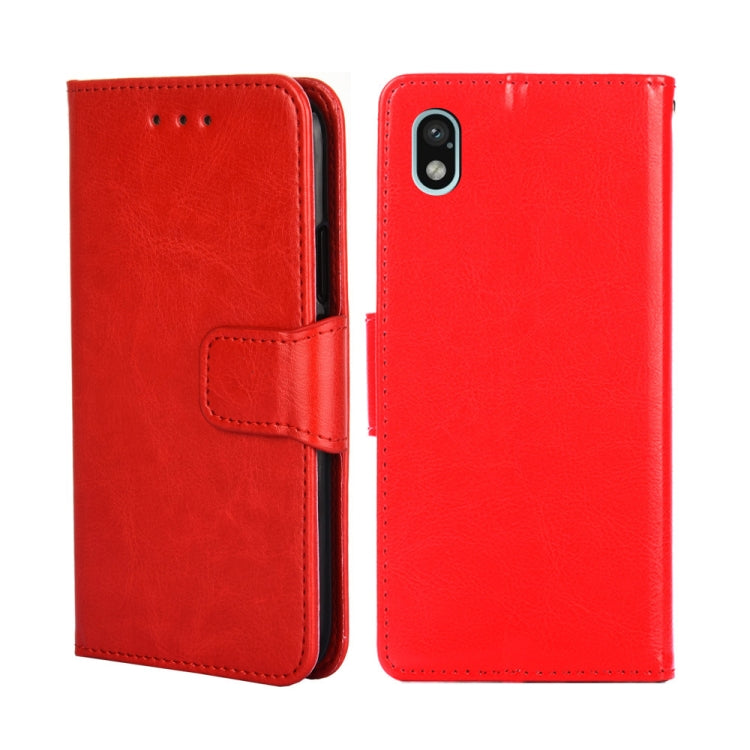 For Sony Xperia Ace III Crystal Texture Leather Phone Case