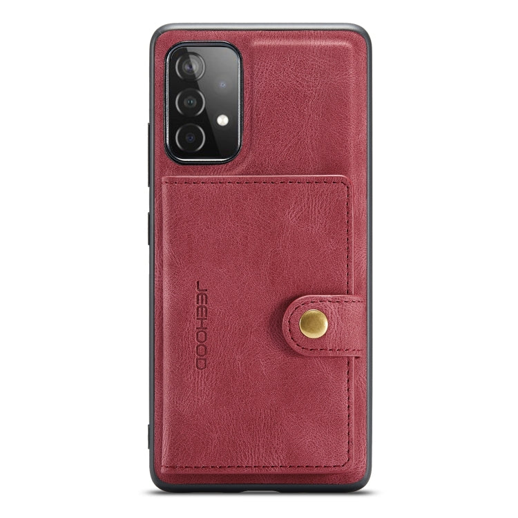 For Samsung Galaxy A32 4G JEEHOOD Retro Magnetic Detachable Leather Phone Case