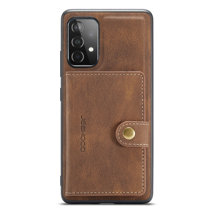 For Samsung Galaxy A32 4G JEEHOOD Retro Magnetic Detachable Leather Phone Case