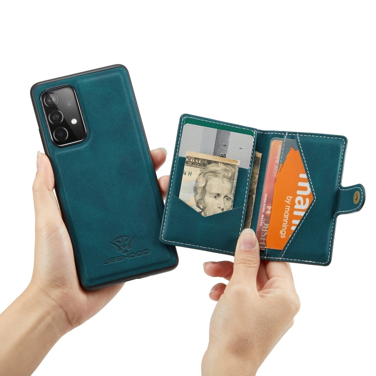 For Samsung Galaxy A32 4G JEEHOOD Retro Magnetic Detachable Leather Phone Case