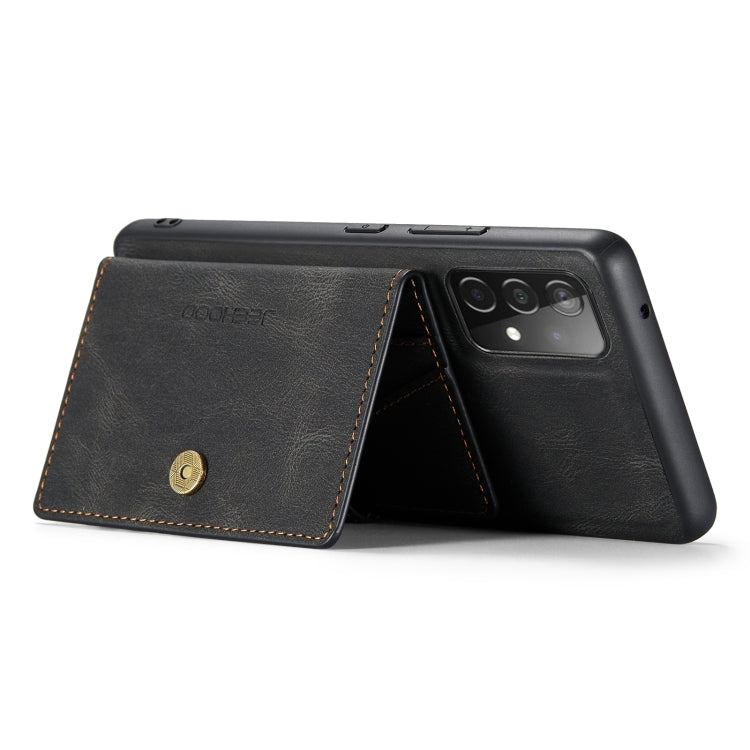 For Samsung Galaxy A32 4G JEEHOOD Retro Magnetic Detachable Leather Phone Case