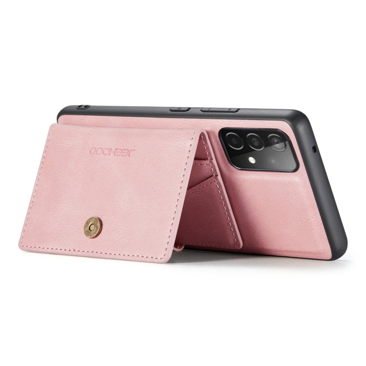 For Samsung Galaxy A32 4G JEEHOOD Retro Magnetic Detachable Leather Phone Case