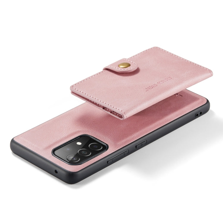 For Samsung Galaxy A32 4G JEEHOOD Retro Magnetic Detachable Leather Phone Case