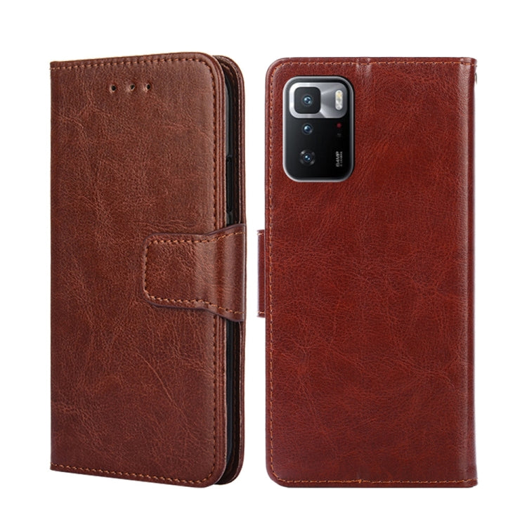 For Xiaomi Redmi Note 10 Pro 5G CN Version Crystal Texture Leather Phone Case