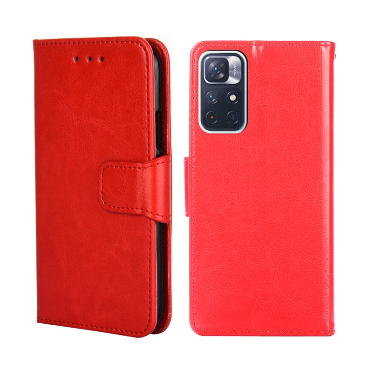 For Xiaomi Redmi Note 11 5G/Poco M4 Pro 5G Crystal Texture Leather Phone Case