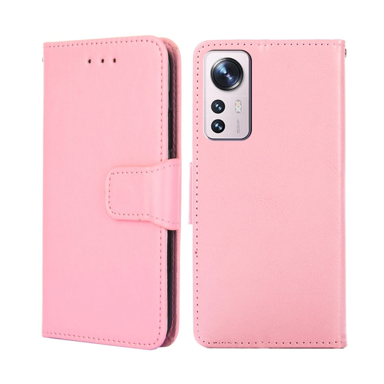 For Xiaomi 12 Pro Crystal Texture Leather Phone Case