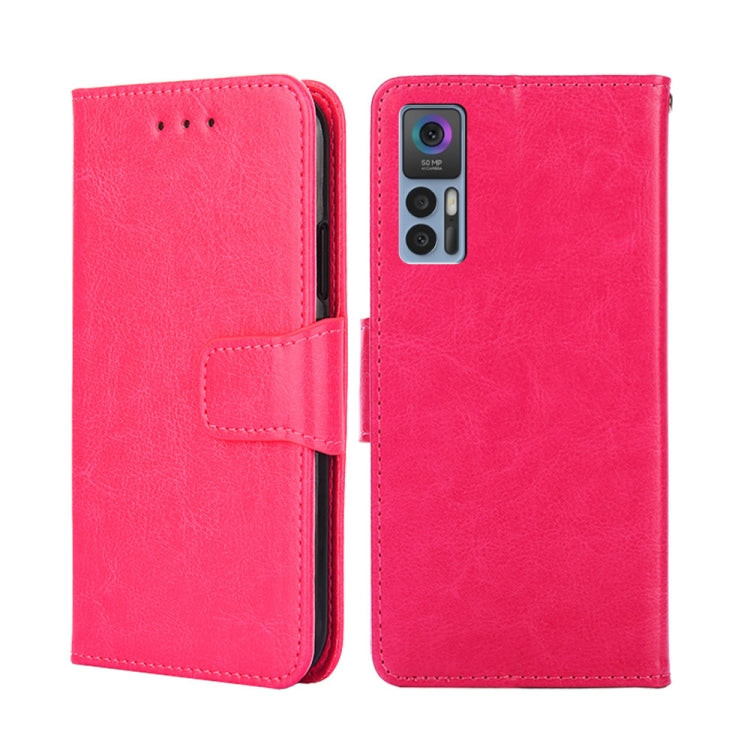 For TCL 30 5G / 30+ 5G Crystal Texture Leather Phone Case