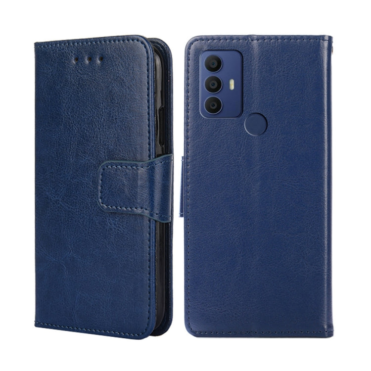 For TCL 30 SE/306/305 / Sharp Aqous V6/V6 Plus Crystal Texture Leather Phone Case