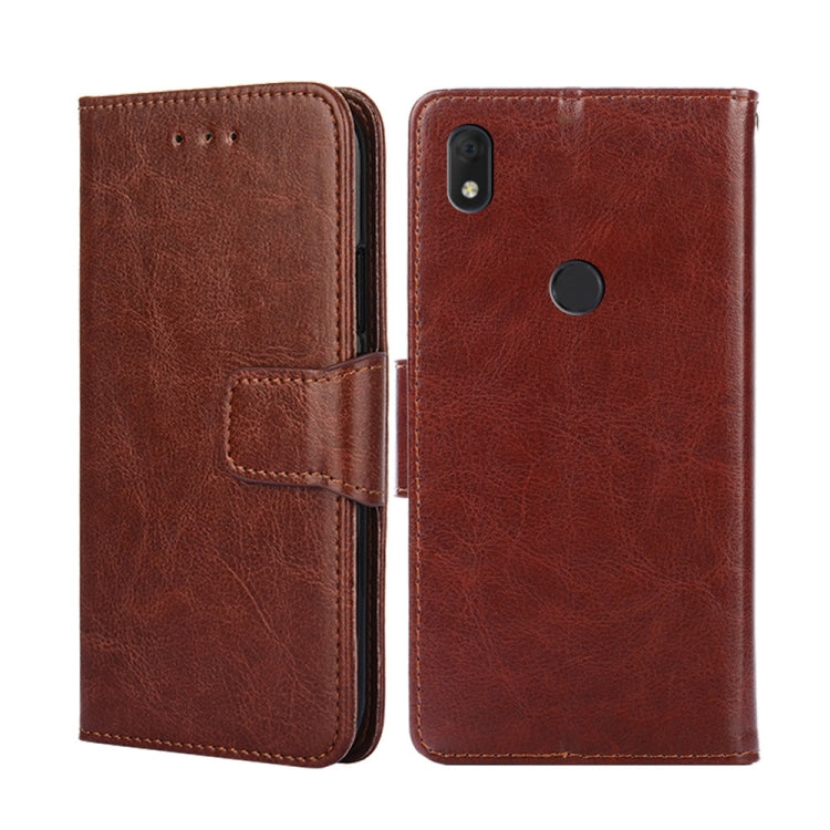 For Alcatel Axel / Lumos Crystal Texture Leather Phone Case