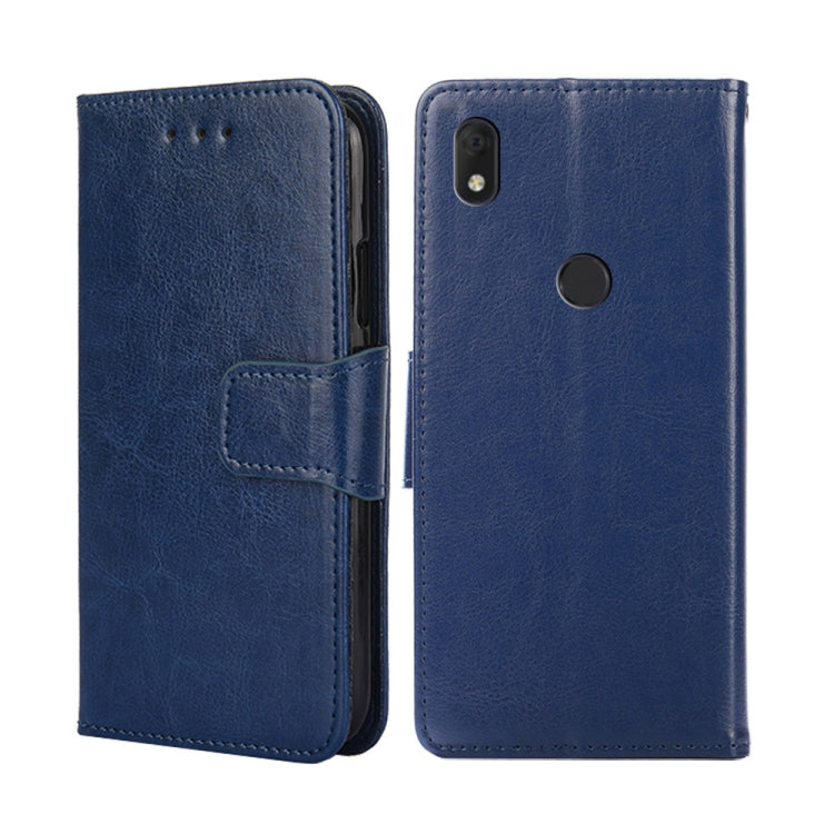 For Alcatel Axel / Lumos Crystal Texture Leather Phone Case