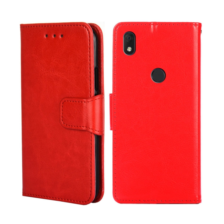 For Alcatel Axel / Lumos Crystal Texture Leather Phone Case