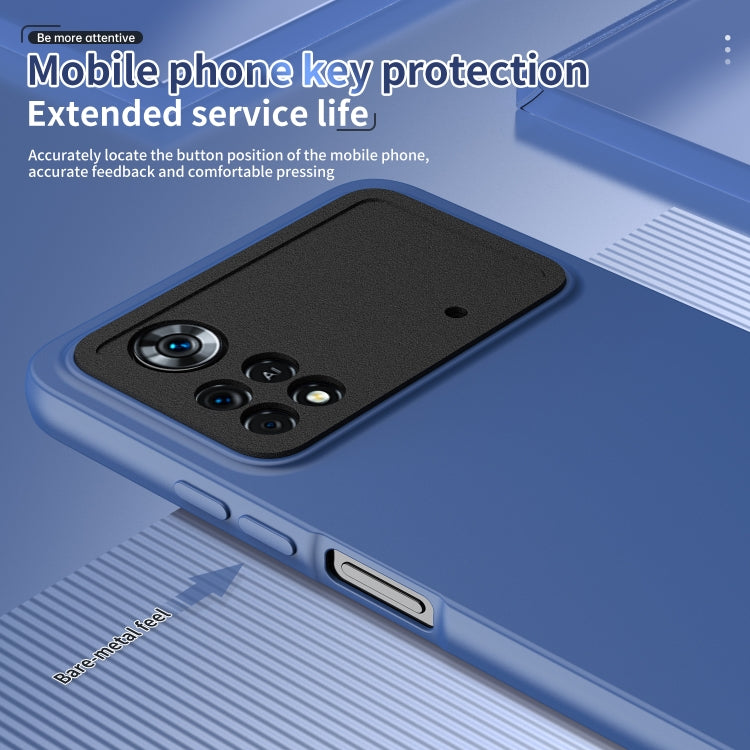 For Xiaomi Poco X4 Pro 5G Eagle Eye Lens Oily Feel Phone Protective Case