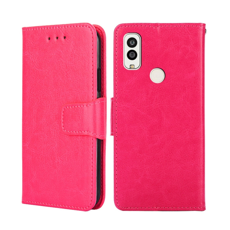 For Kyocera Android One S9/Digno Sanga Edition Crystal Texture Leather Phone Case