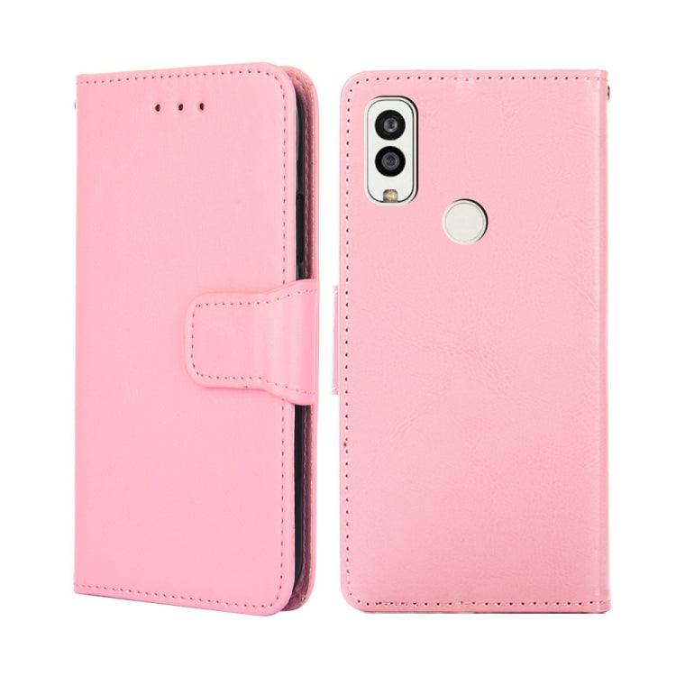 For Kyocera Android One S9/Digno Sanga Edition Crystal Texture Leather Phone Case