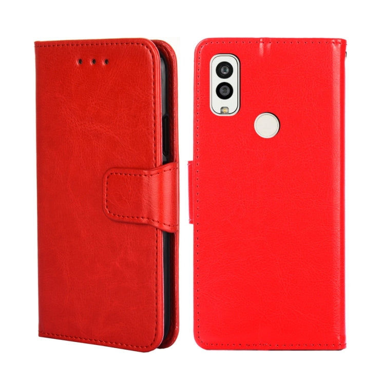 For Kyocera Android One S9/Digno Sanga Edition Crystal Texture Leather Phone Case