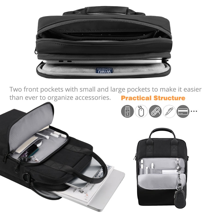 WIWU Alpha Laptop Vertical Double Layer Bag
