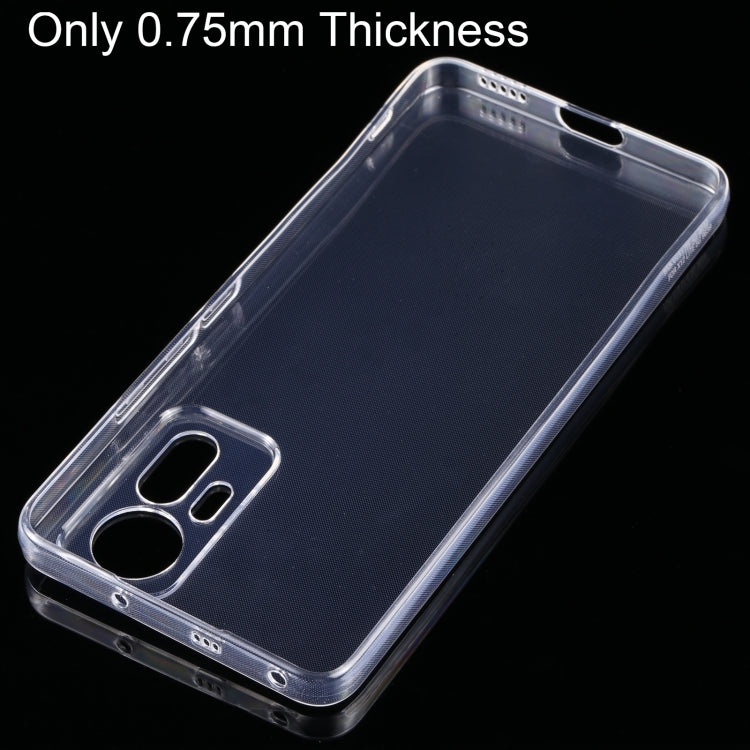 For Xiaomi 12 Lite 0.75mm Ultra-thin Transparent TPU Phone Case