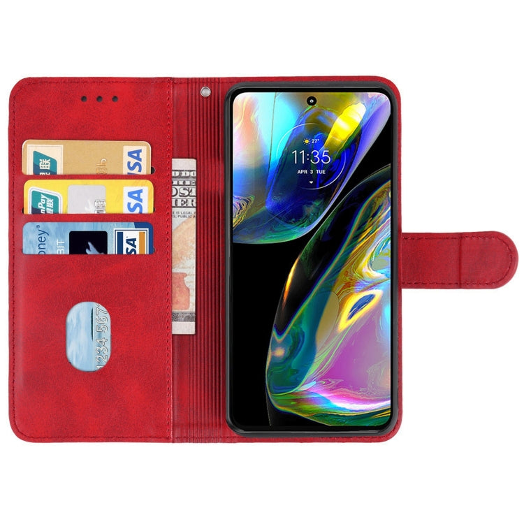 For Motorola Moto G71s Leather Phone Case