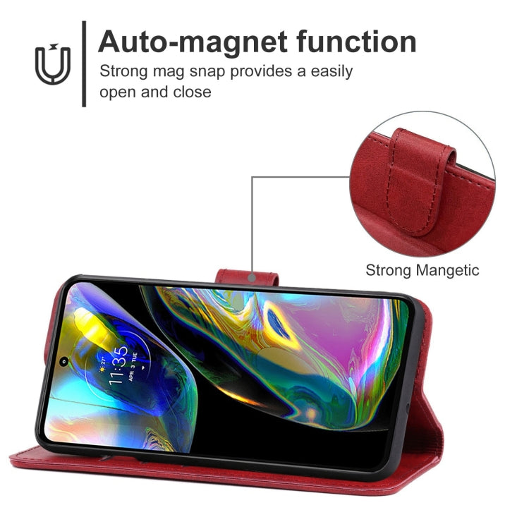 For Motorola Moto G71s Leather Phone Case