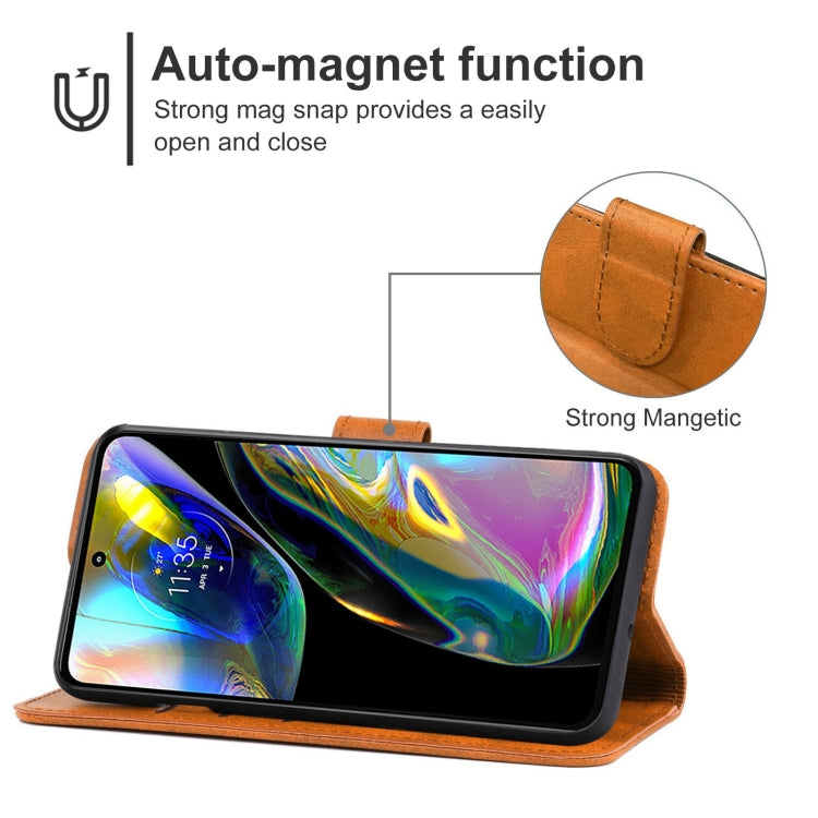 For Motorola Moto G71s Leather Phone Case