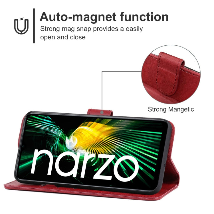 For OPPO Realme Narzo 50 5G Leather Phone Case