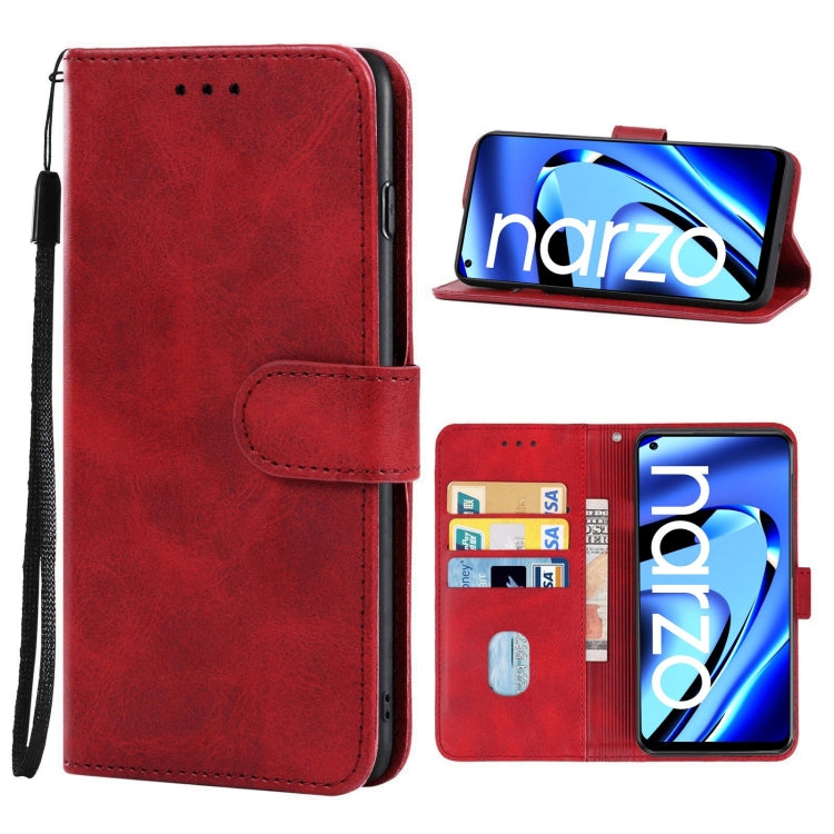 For OPPO Realme Narzo 50 Pro Leather Phone Case