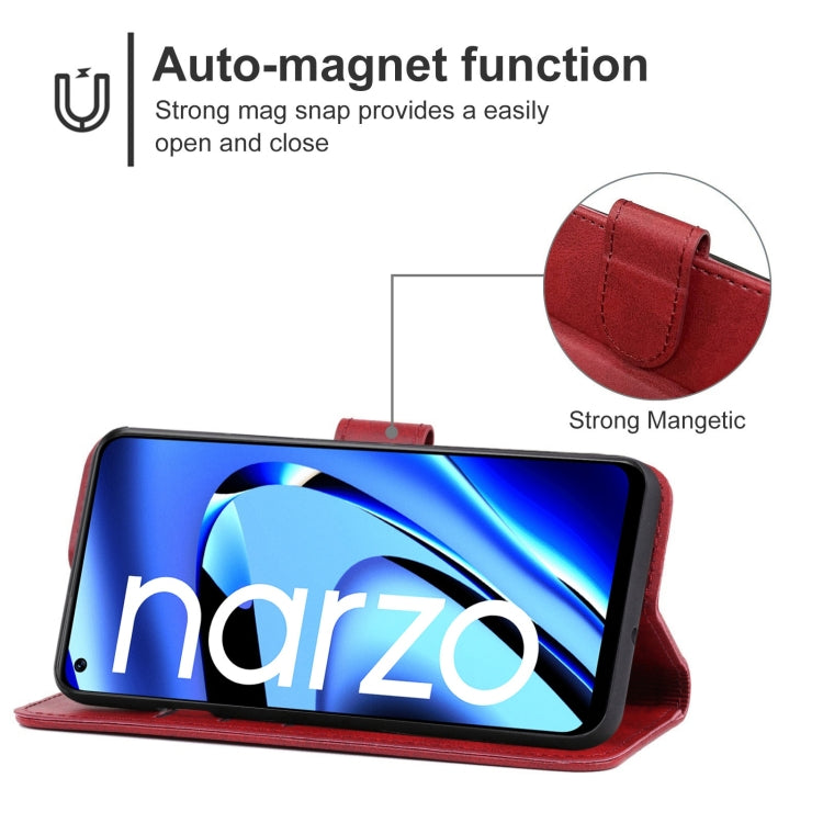 For OPPO Realme Narzo 50 Pro Leather Phone Case