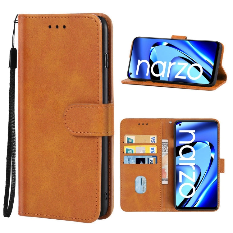 For OPPO Realme Narzo 50 Pro Leather Phone Case