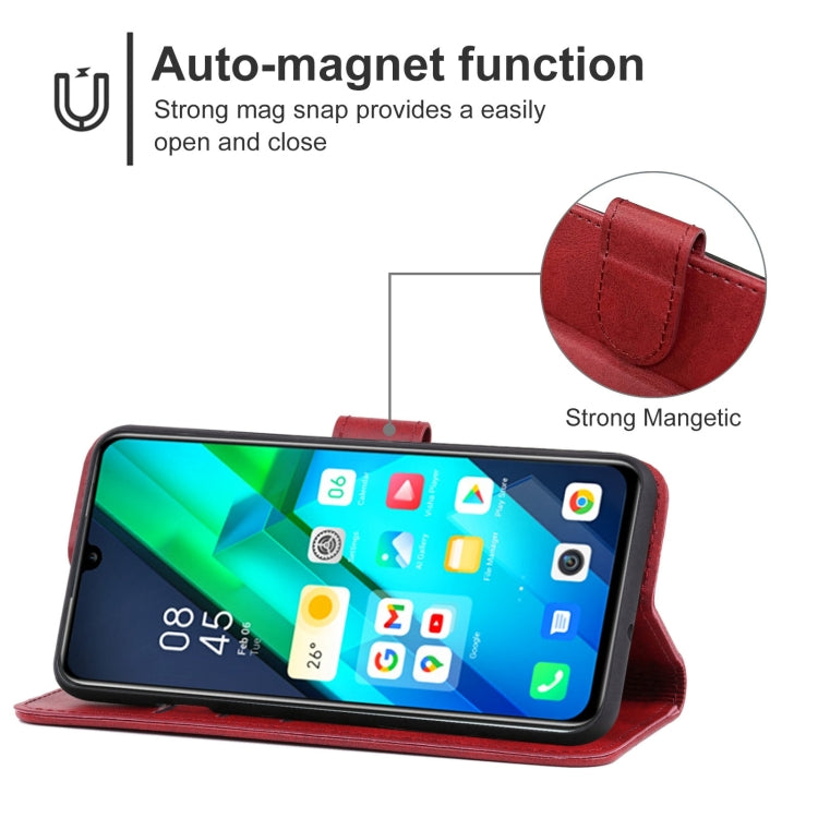 For Infinix Note 12 G96 Leather Phone Case