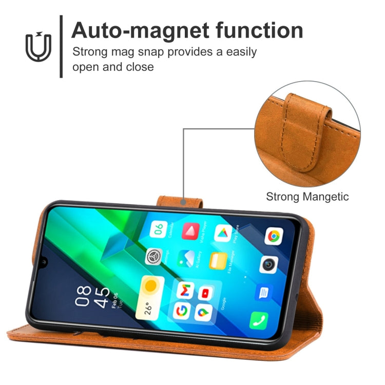 For Infinix Note 12 G96 Leather Phone Case