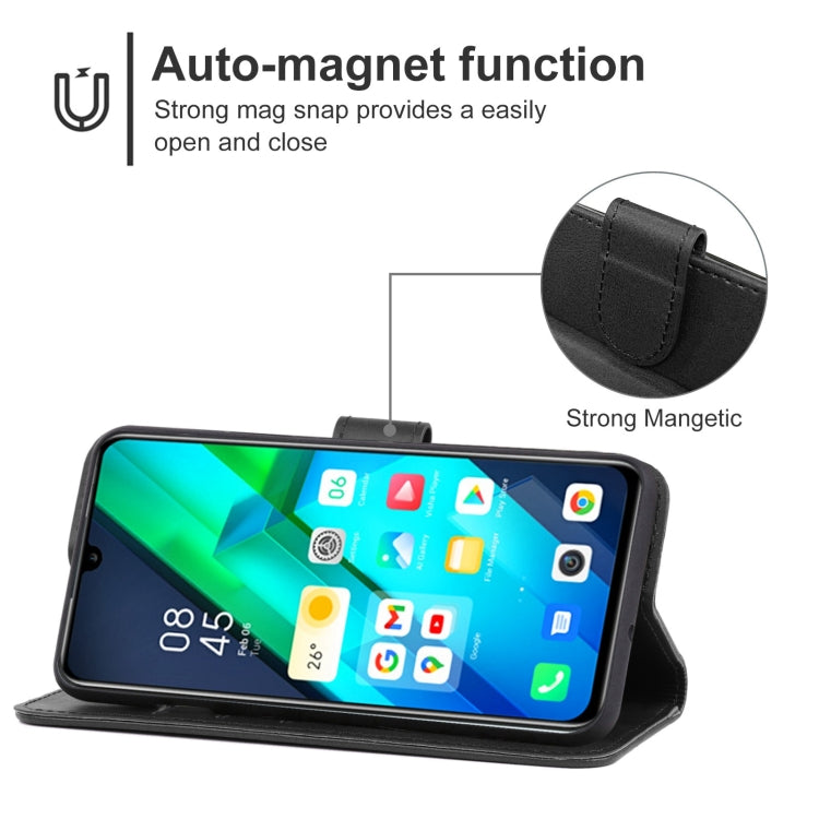 For Infinix Note 12 G96 Leather Phone Case