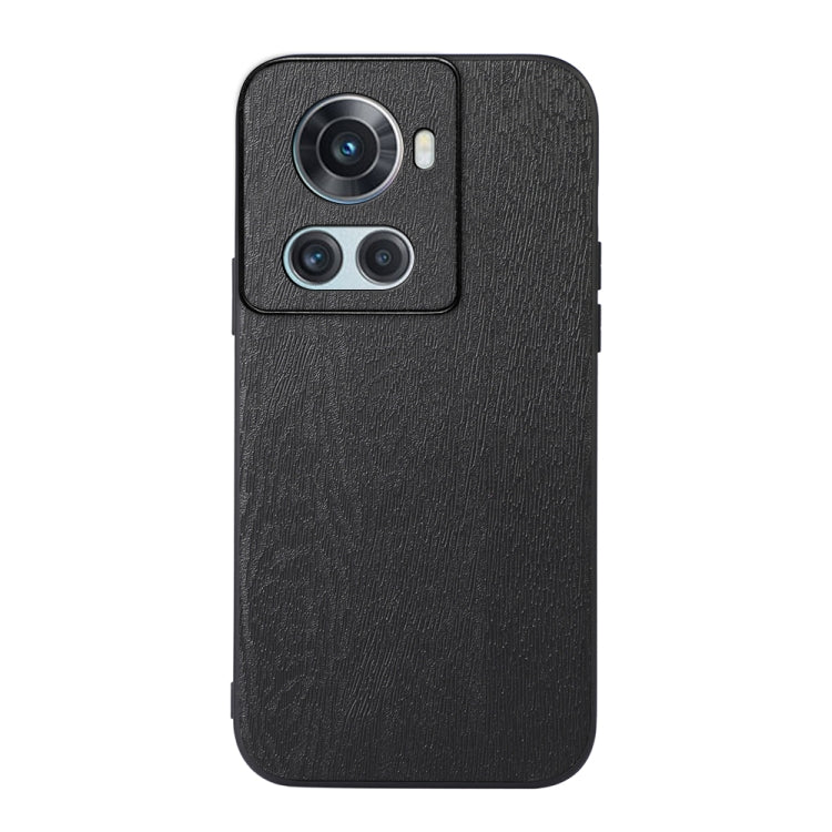 For OnePlus 10R / Ace Wood Texture PU Phone Case