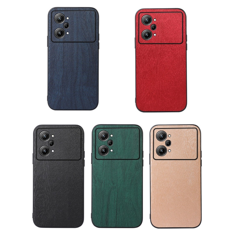 For OPPO K10 Pro 5G Wood Texture PU Phone Case