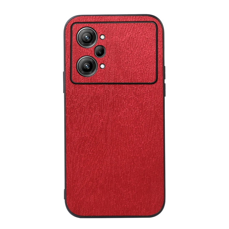 For OPPO K10 Pro 5G Wood Texture PU Phone Case