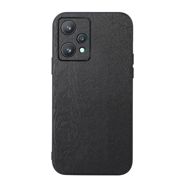 For OPPO Realme 9 Pro / Realme V25 Wood Texture PU Phone Case