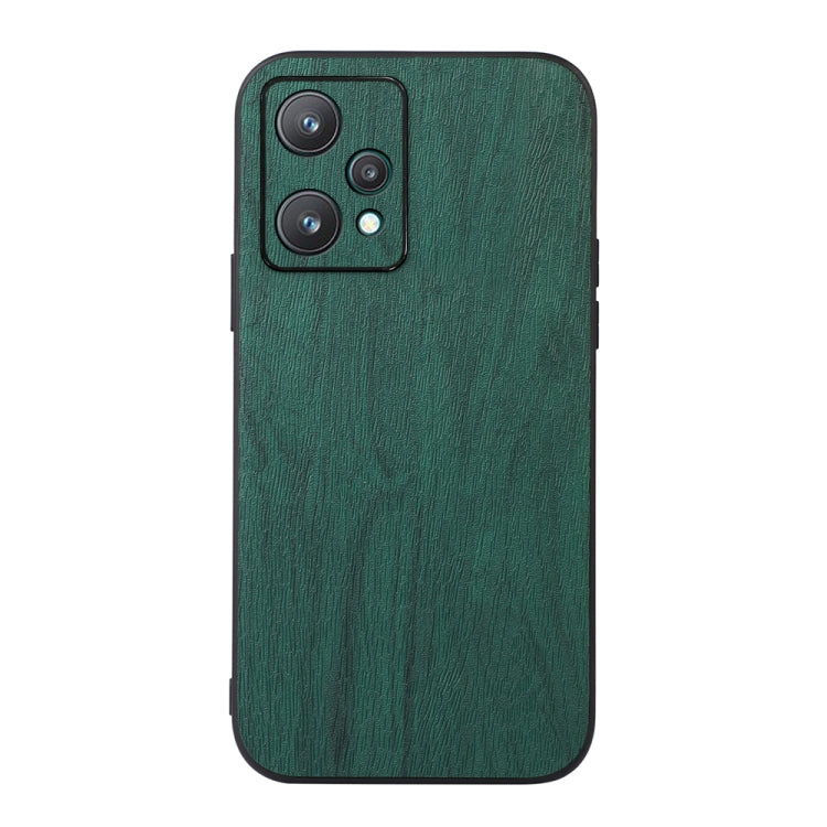 For OPPO Realme 9 Pro / Realme V25 Wood Texture PU Phone Case