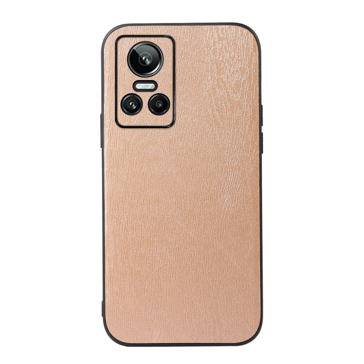 For OPPO Realme GT Neo3 Wood Texture PU Phone Case