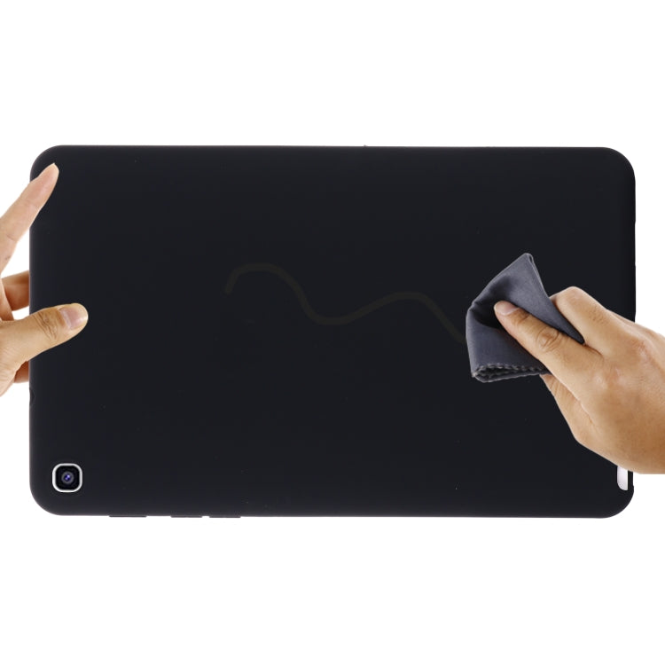 For Samsung Galaxy Tab A 8.0&S Pen 2019 Solid Color Liquid Silicone Shockpoof Tablet Case