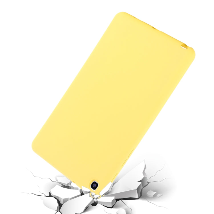 For Samsung Galaxy Tab A 8.0&S Pen 2019 Solid Color Liquid Silicone Shockpoof Tablet Case