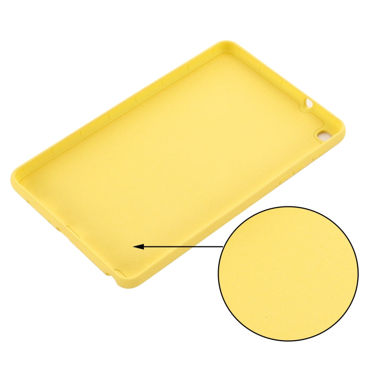 For Samsung Galaxy Tab A 8.0&S Pen 2019 Solid Color Liquid Silicone Shockpoof Tablet Case