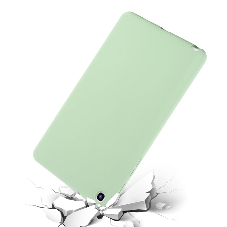 For Samsung Galaxy Tab A 8.0&S Pen 2019 Solid Color Liquid Silicone Shockpoof Tablet Case