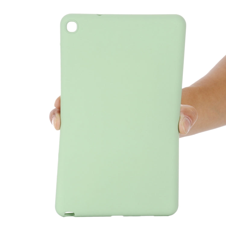For Samsung Galaxy Tab A 8.0&S Pen 2019 Solid Color Liquid Silicone Shockpoof Tablet Case