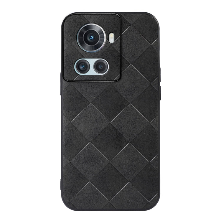 For OnePlus 10R / Ace Weave Plaid PU Phone Case