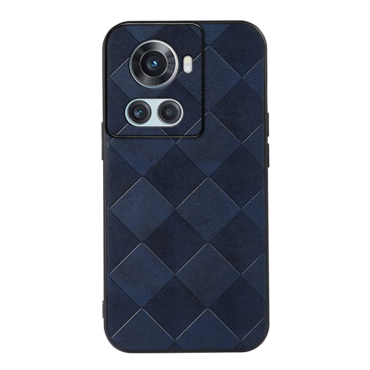 For OnePlus 10R / Ace Weave Plaid PU Phone Case