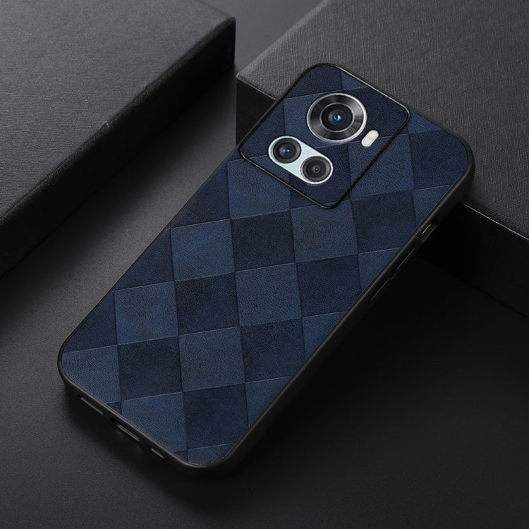 For OnePlus 10R / Ace Weave Plaid PU Phone Case